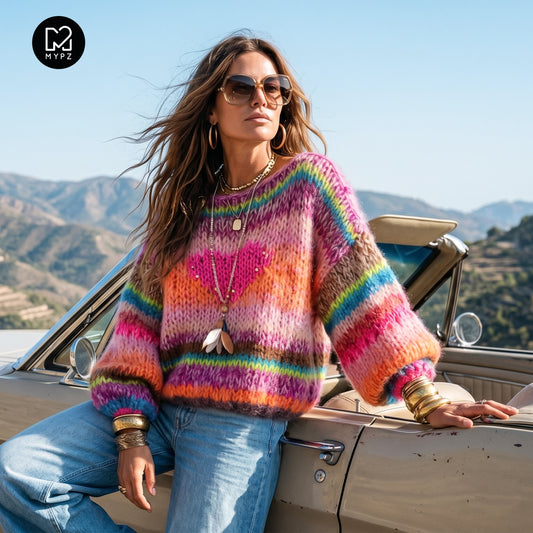 Knitting Pattern – MYPZ Short Chunky Pullover Nomad Nights No15 (ENG-DE-NL-ES-FR-IT-DA-SV-NO)