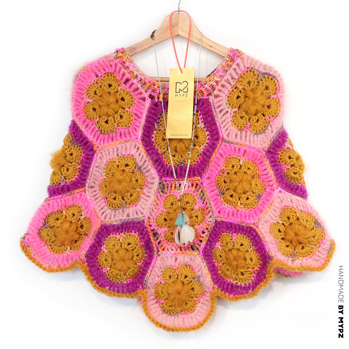MYPZ Poncho Pecan crochet pattern