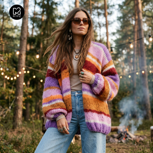Knit Pattern – MYPZ Light Alpaca Cardigan Sweet Hugs No10 (ENG-DE-NL-ES-FR-IT-DA-SV-NO)