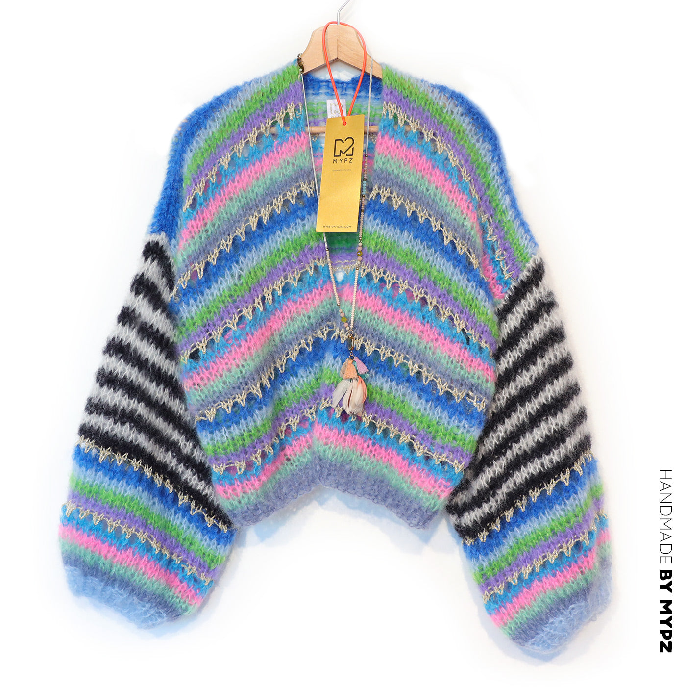 Knitting kit – MYPZ Light Mohair Cardigan Beverly No10 (ENG-NL-DE)