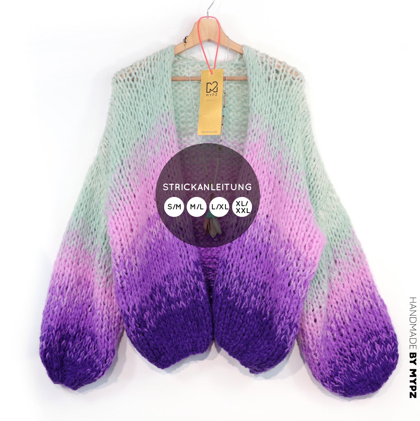 Knit pattern – MYPZ Chunky Alpaca Cardigan Desert Bloom No.15 (ENG-NL-DE)