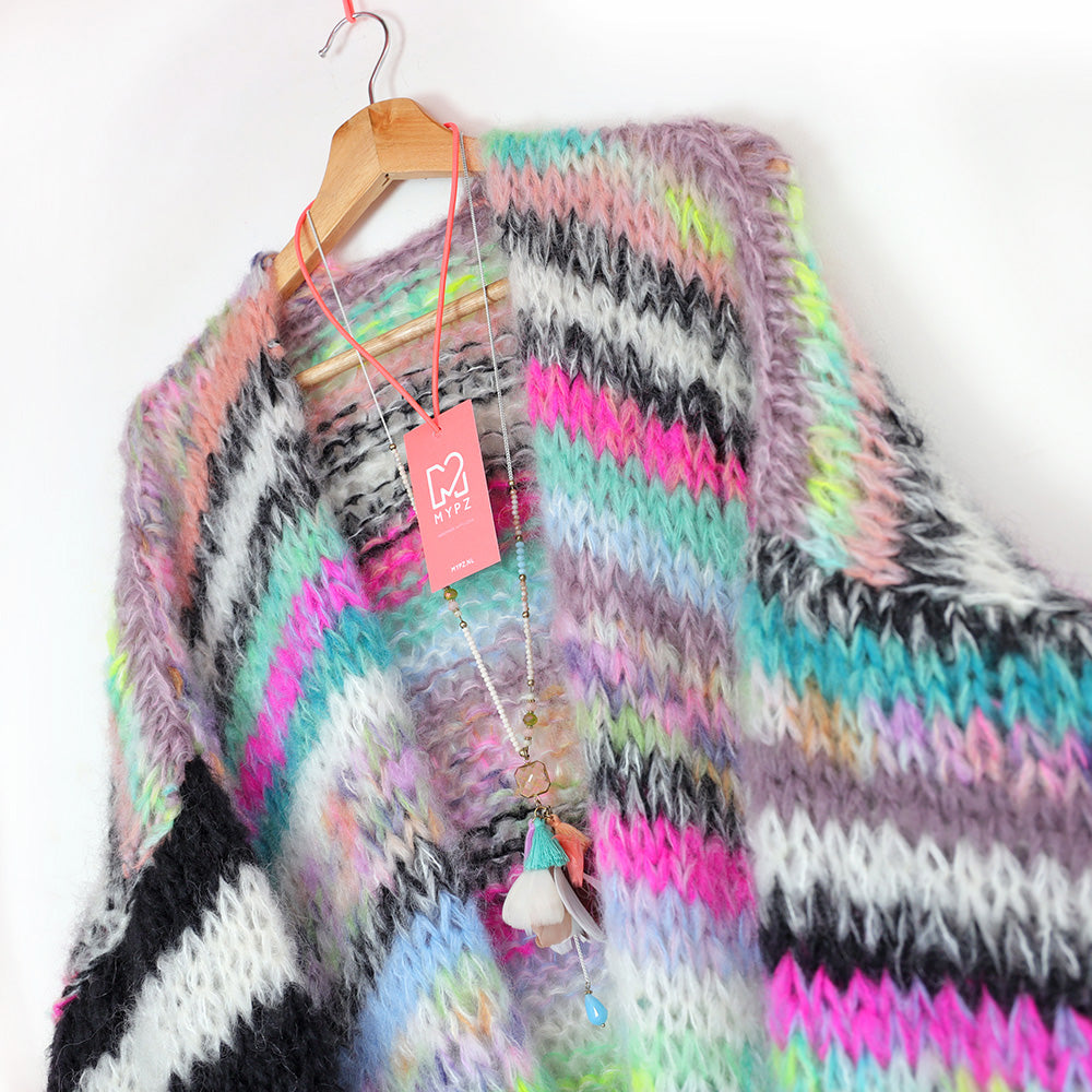 Strikkemønster – MYPZ Chunky Mohair Cardigan Indian Summer No.15 (NO)