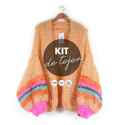 MYPZ kit de tejer CHAQUETA BÁSICA GRUESA