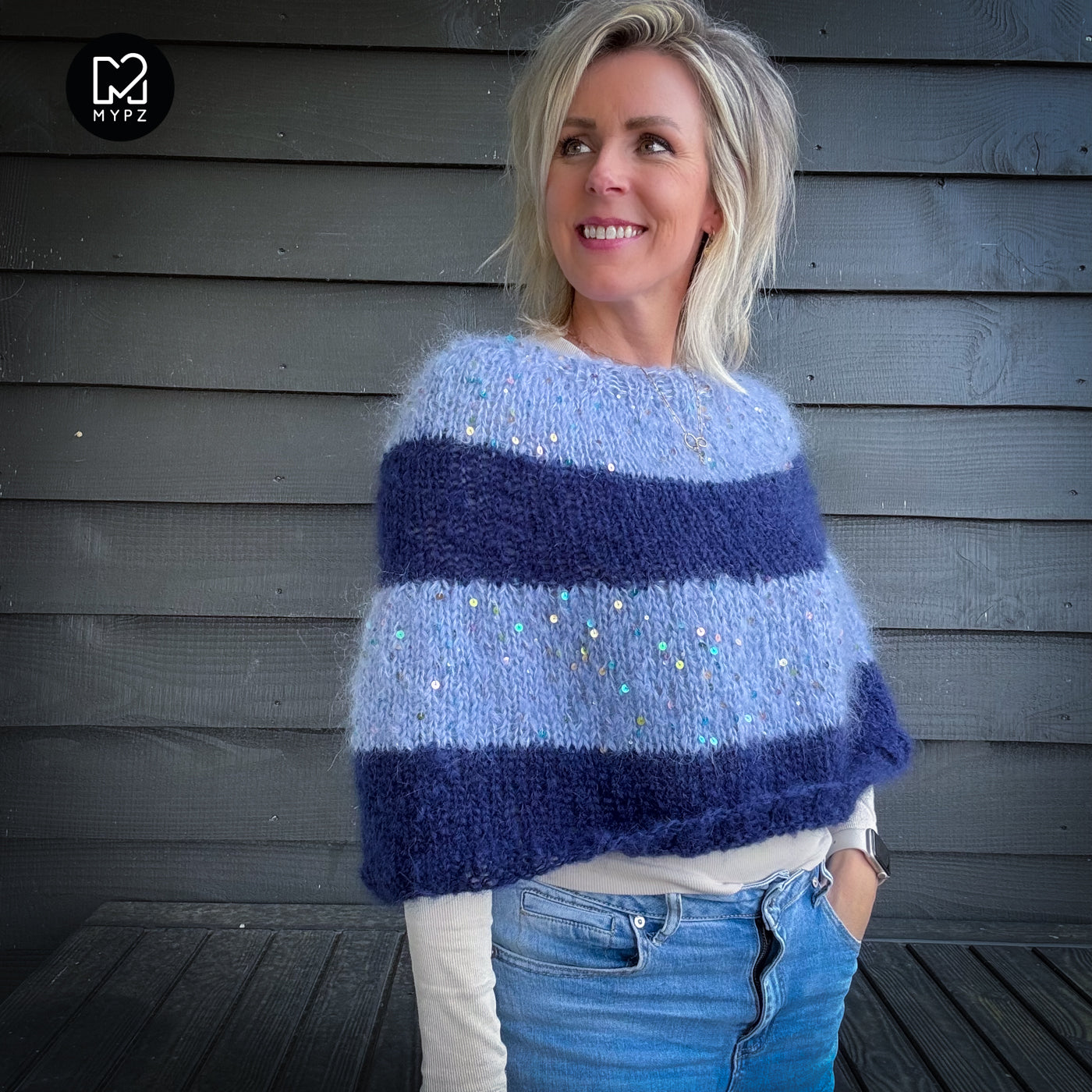 Knitting Kit – MYPZ Moonlight Sparkle Cape No8 (ENG-NL-DE)