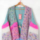 MYPZ Chunky Mohair Cardigan Flowerfields