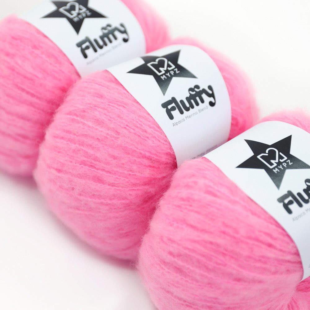 MYPZ Fluffy Candy Pink