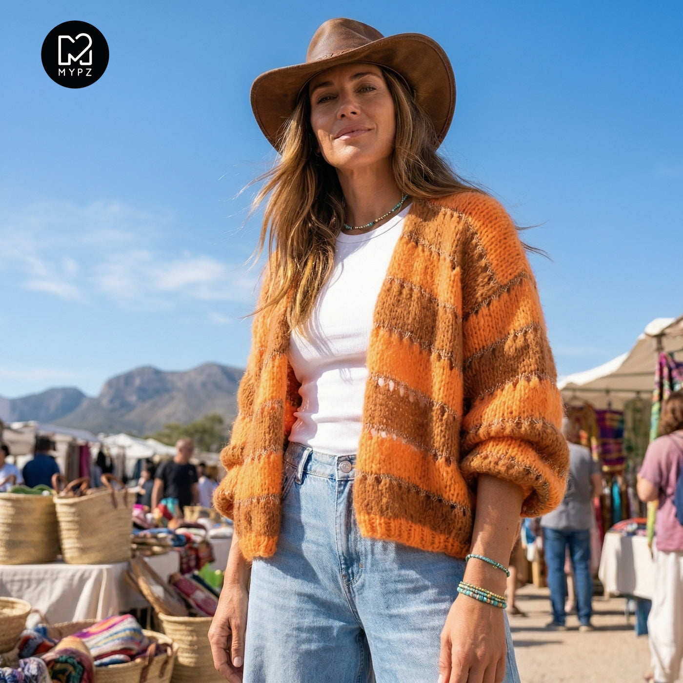 Knit pattern – MYPZ Light Alpaca Cardigan Golden Flow No10 (ENG-NL-DE)