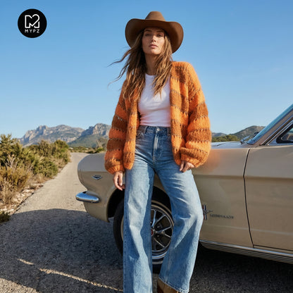 Knit pattern – MYPZ Light Alpaca Cardigan Golden Flow No10 (ENG-NL-DE)