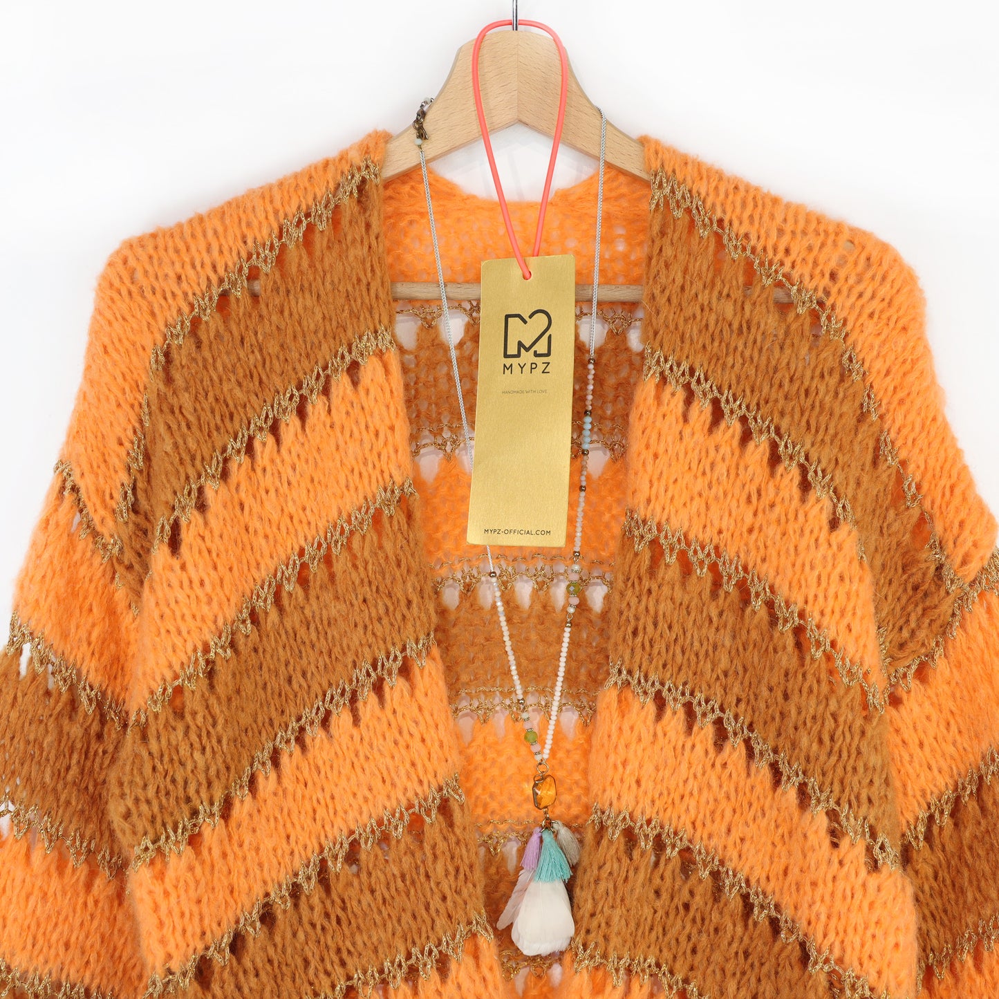 Knit pattern – MYPZ Light Alpaca Cardigan Golden Flow No10 (ENG-NL-DE)