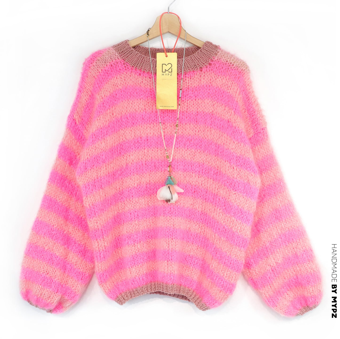 Knit pattern – MYPZ Light Mohair Pullover Sweet Bubblegum No8 (ENG-DE-NL)