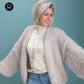 Knitting Kit – MYPZ Short Chunky Mohair Cardigan Sparkling Sand No.15 (ENG-NL-DE)