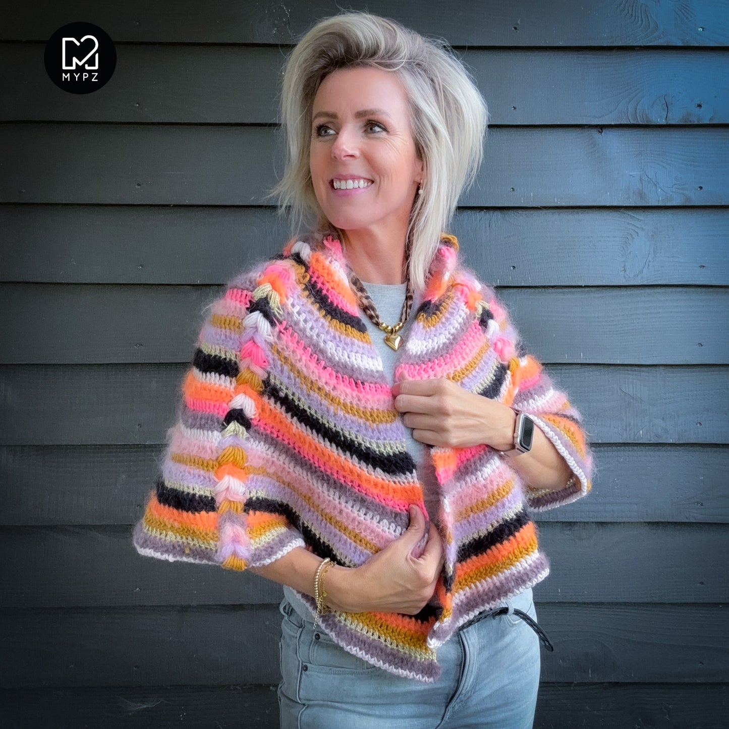 Crochet kit - MYPZ Boho shawl CROCHET ALONG (ENG-NL-DE-FR-ES)