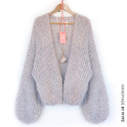 Knit pattern – MYPZ short basic chunky cardigan Sparkling No15 (ENG-NL-DE)