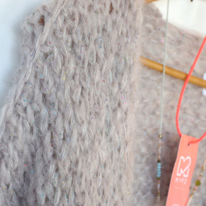 Knit pattern – MYPZ short basic chunky cardigan Sparkling No15 (ENG-NL-DE)