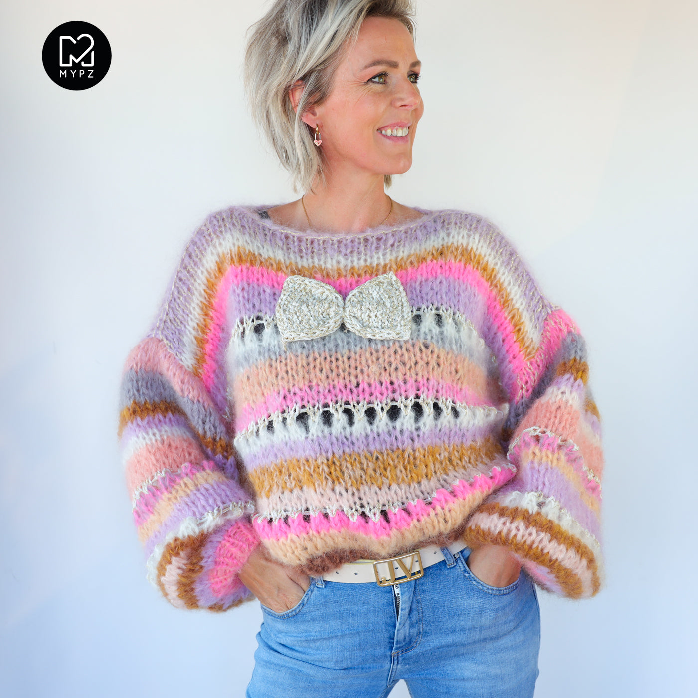 MYPZ Chunky Mohair pullover Bijoux