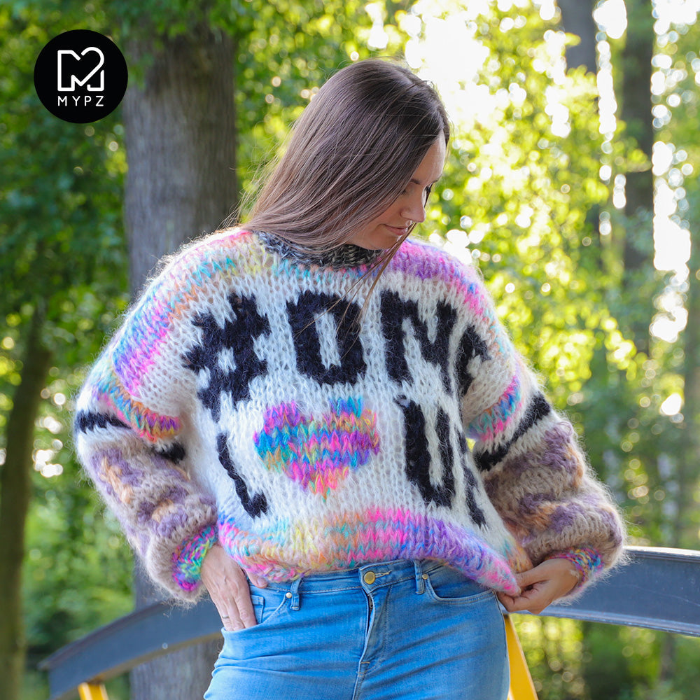 Knit pattern – MYPZ Chunky Mohair Pullover #ONELOVE No15 (ENG-NL)