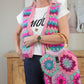 Crochet pattern - MYPZ Mohair Granny stripes Gilet Milano (ENG-NL)