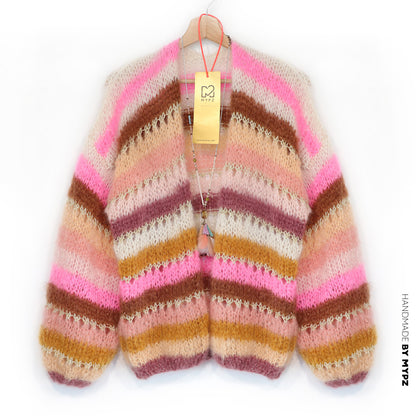 Knit pattern – MYPZ Light Mohair Cardigan Caramel No10 (ENG-NL-DE)