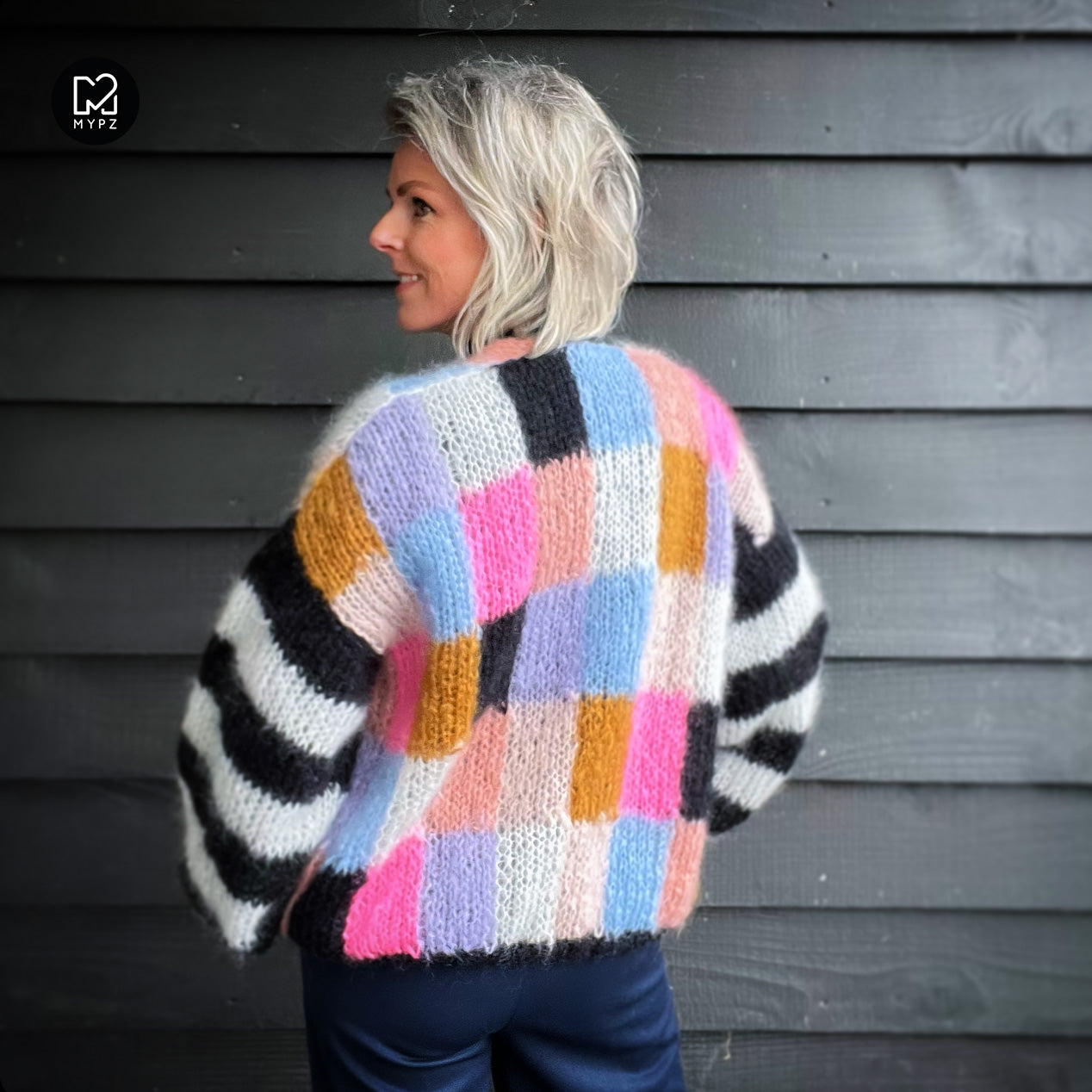 Knitting pattern – MYPZ Light Mohair Cardigan Fuzzy No10 (ENG-NL-DE)