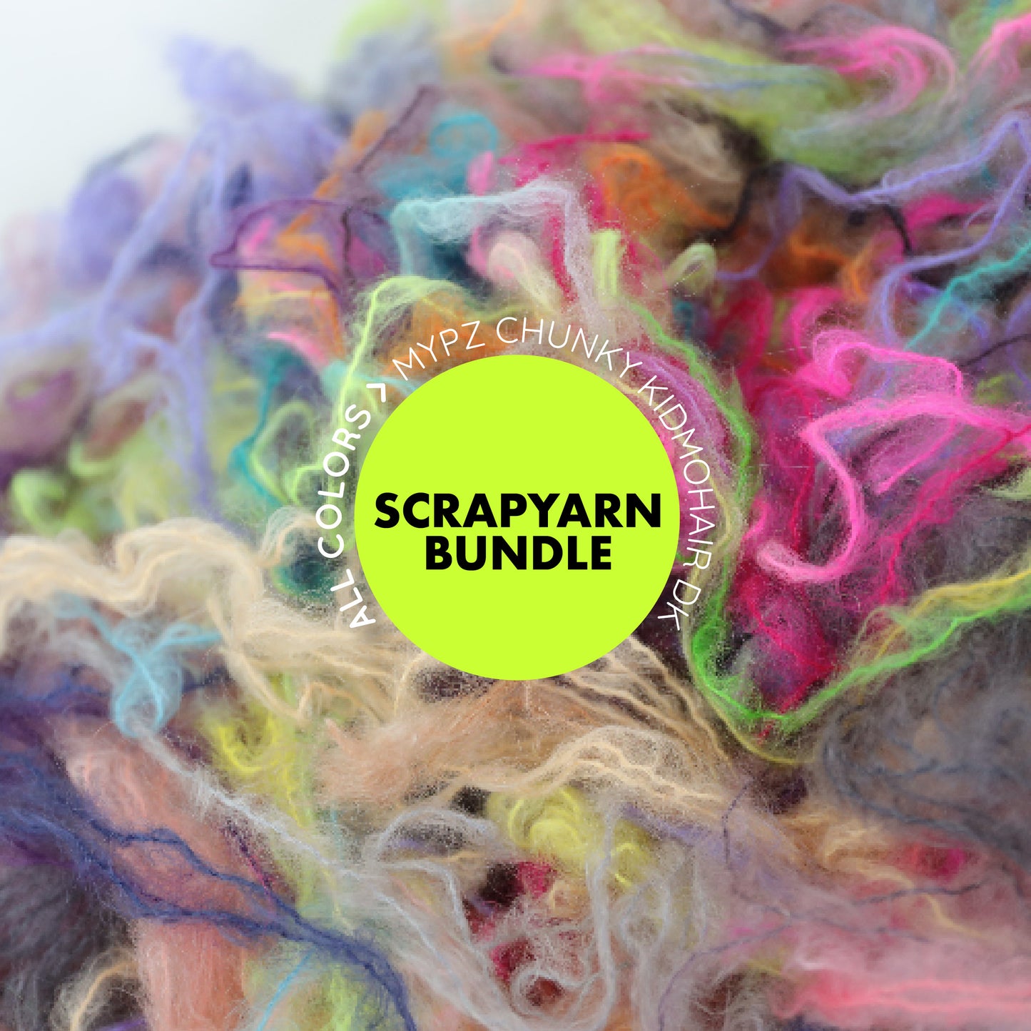 MYPZ Chunky Kidmohair DK - Scrapyarn bundle