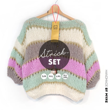 Knitting kit – MYPZ Light Alpaca Top Clouds No10 (ENG-NL-DE-FR)