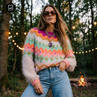 Knitting Kit – MYPZ Chunky Topdown Mohair Pullover Snowberry No.12 (ENG-DE-NL-ES-FR-IT-DA-SV-NO)