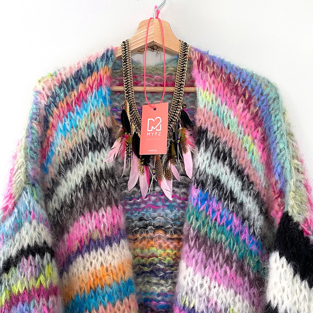 MYPZ Chunky Indian Summer Mohair Cardigan