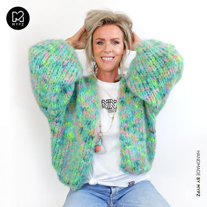 Knitting Kit – MYPZ Short Chunky Mohair Cardigan Gaia No.15 (ENG-NL)