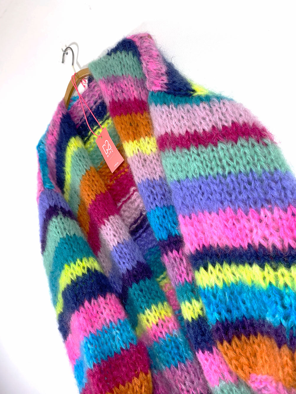 MYPZ chunky mohair rainbow cardigan No15