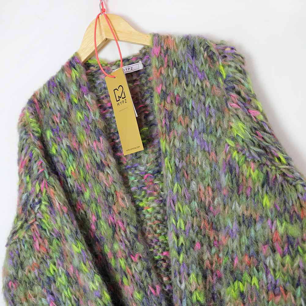 Knitting Kit – MYPZ Short Chunky Mohair Cardigan Rocky No.15 (ENG-NL)